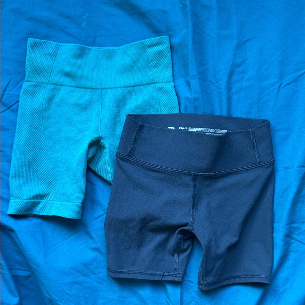 Girls athletic spandex shorts bundle
